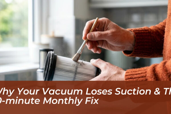 why your vacuum loses suction the 10 minute monthly fix KAUm