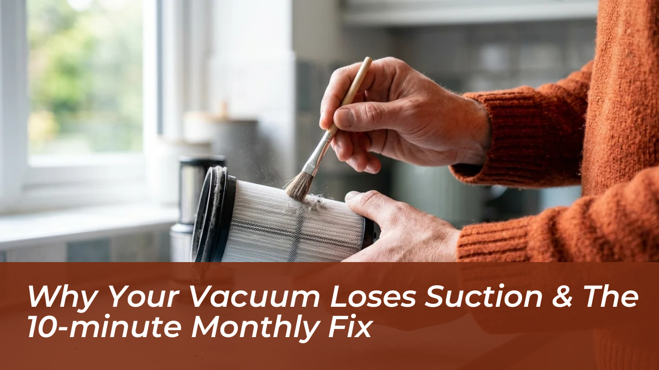 why your vacuum loses suction the 10 minute monthly fix KAUm