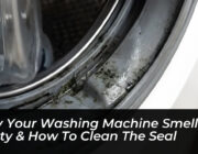 why your washing machine smells musty how to clean the seal Tx02