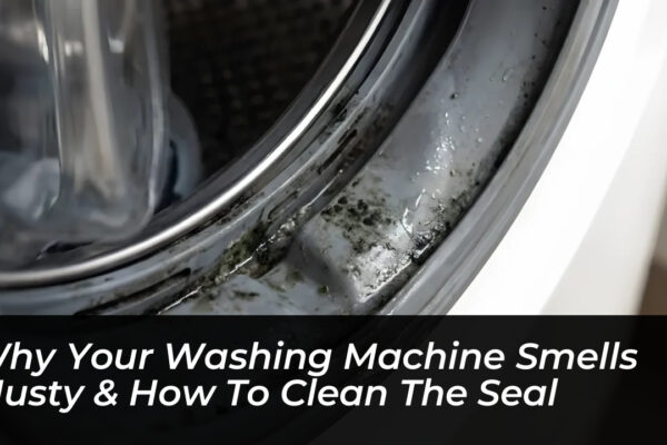 why your washing machine smells musty how to clean the seal Tx02