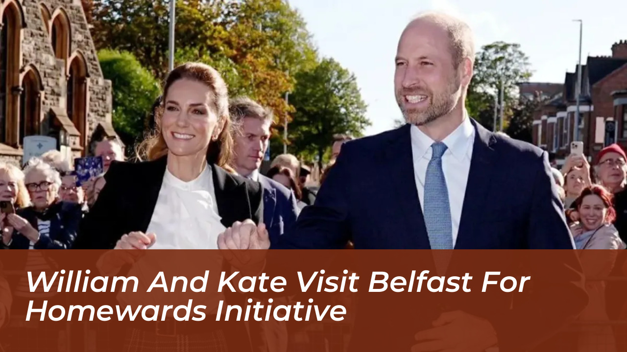 william and kate visit belfast for homewards initiative R8X0