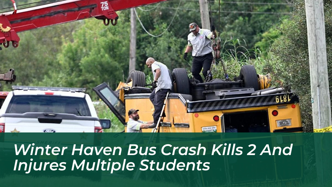 winter haven bus crash kills 2 and injures multiple students R8BD